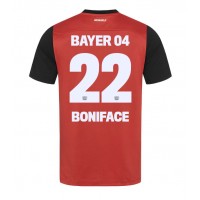 Fotballdrakt Herre Bayer Leverkusen Victor Boniface #22 Hjemmedrakt 2024-25 Kortermet